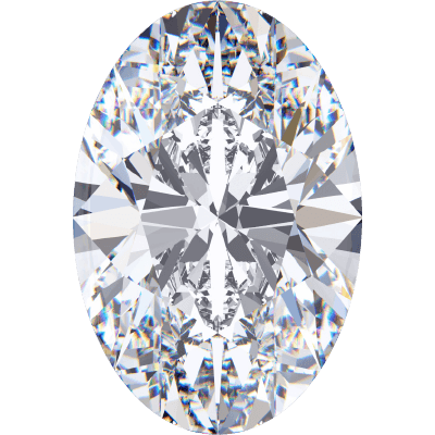 Oval Shape Melee Lab Grown Diamonds