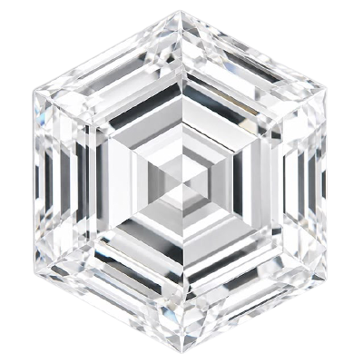 Hexagon Shape Melee Lab Grown Diamonds